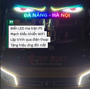 Biển LED Ma Trận Ô Tô Hiệu Ứng Đôi Mắt Siêu HOT