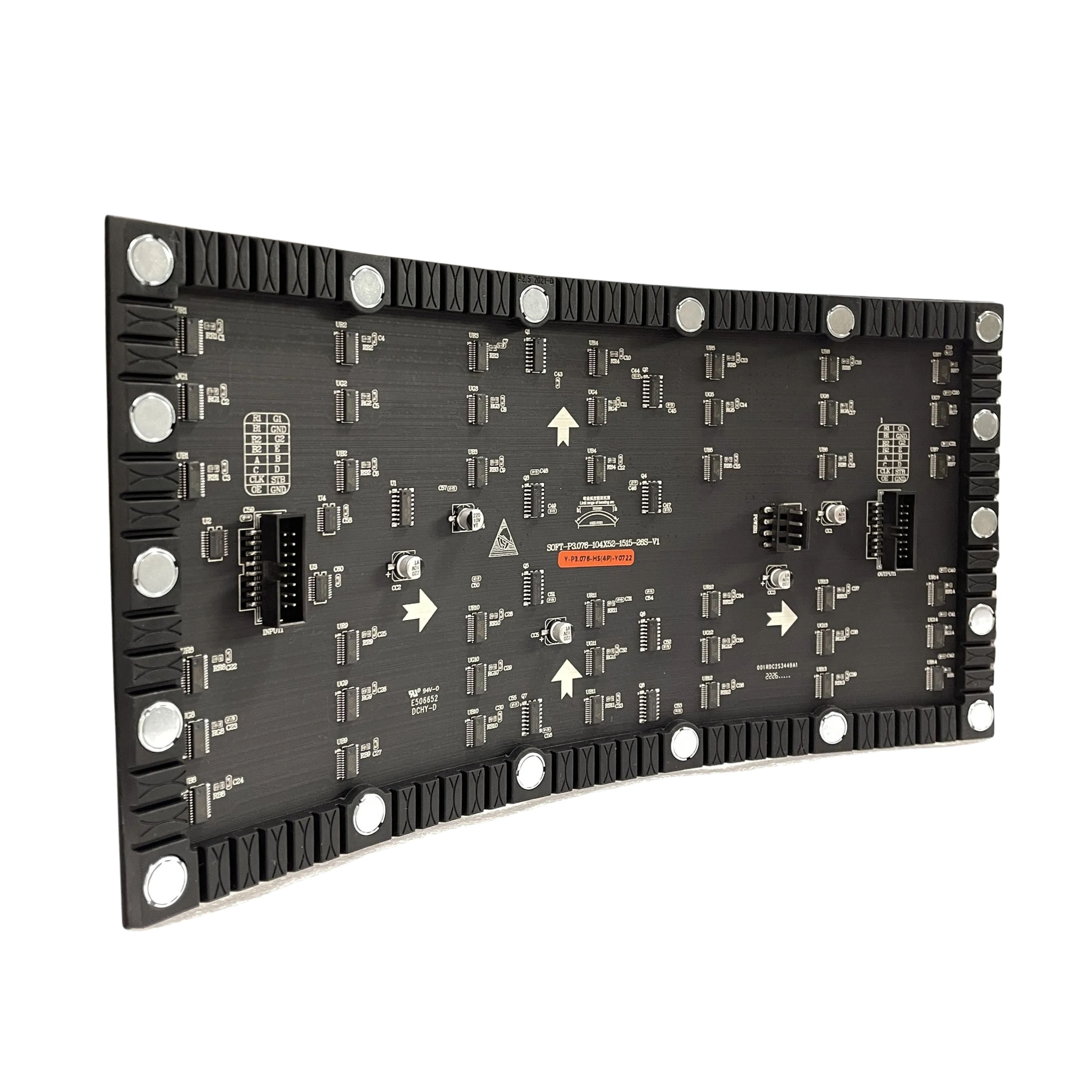 Mặt sau Module màn hình Module LED uốn dẻo P3.076 Indoor