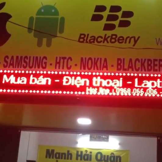 Led P10 DIP Meiyad ứng dụng trong cửa hàng Điện Máy
