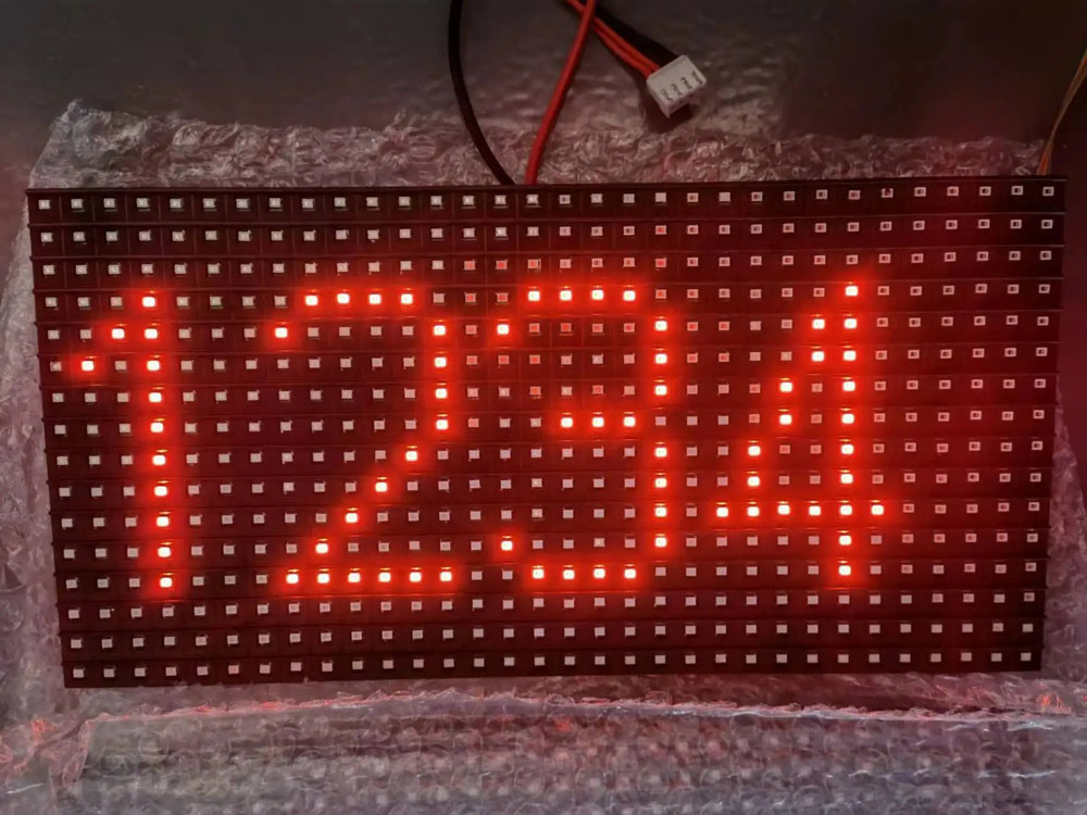 Led P10 SMD cho ra 1 màu đỏ