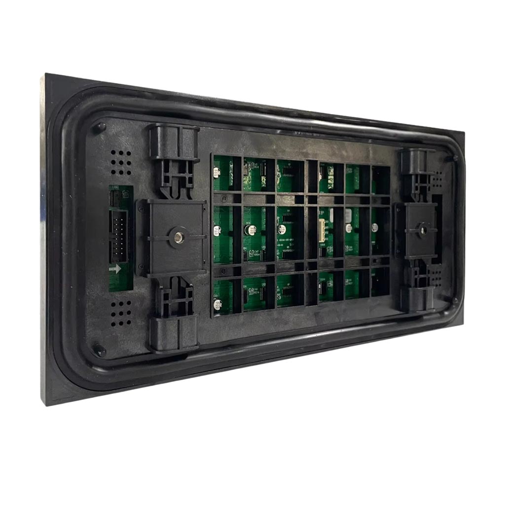 Tấm Module Led P4 full outdoor có chốt xoay sửa mặt trước