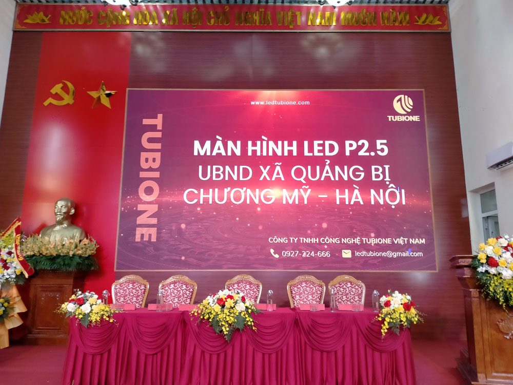 Thi công lắp đặt Led P2.5 full indoor Meiyad