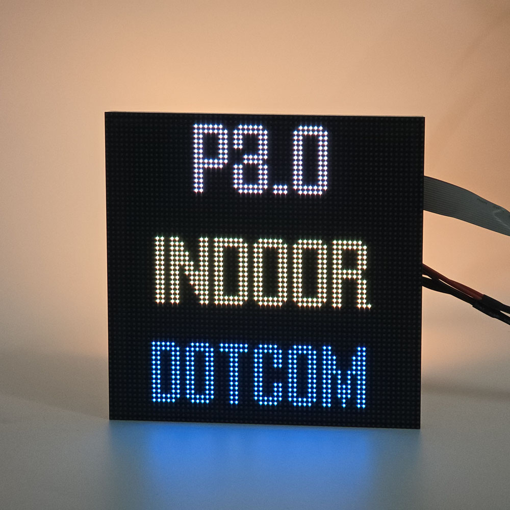 Test Led P3 full indoor Dotcom trước khi phân phối
