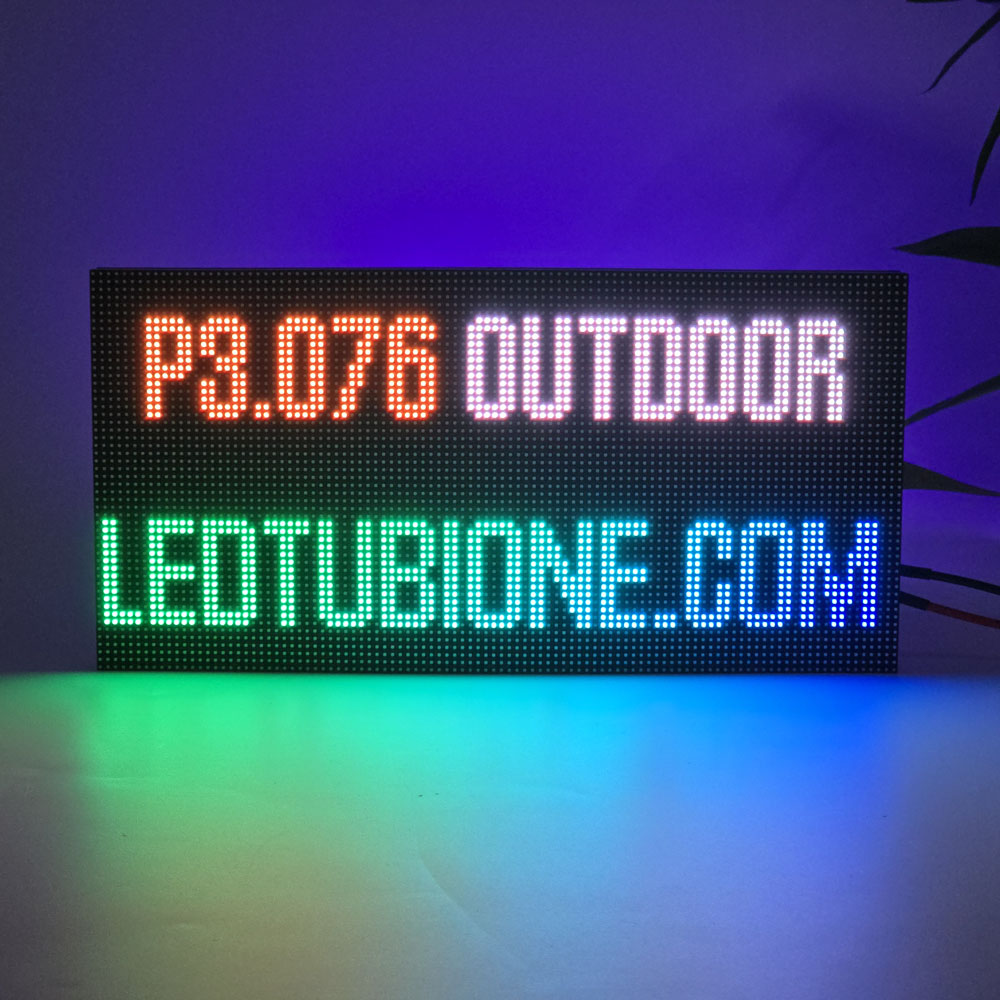 Test thử chất lượng tấm Led P3.076 full outdoor Meiyad