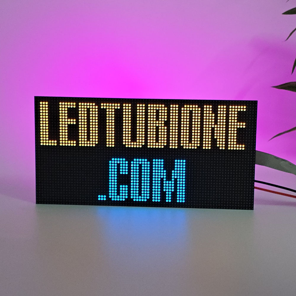 Test thử tấm Led P4 full indoor Dotcom