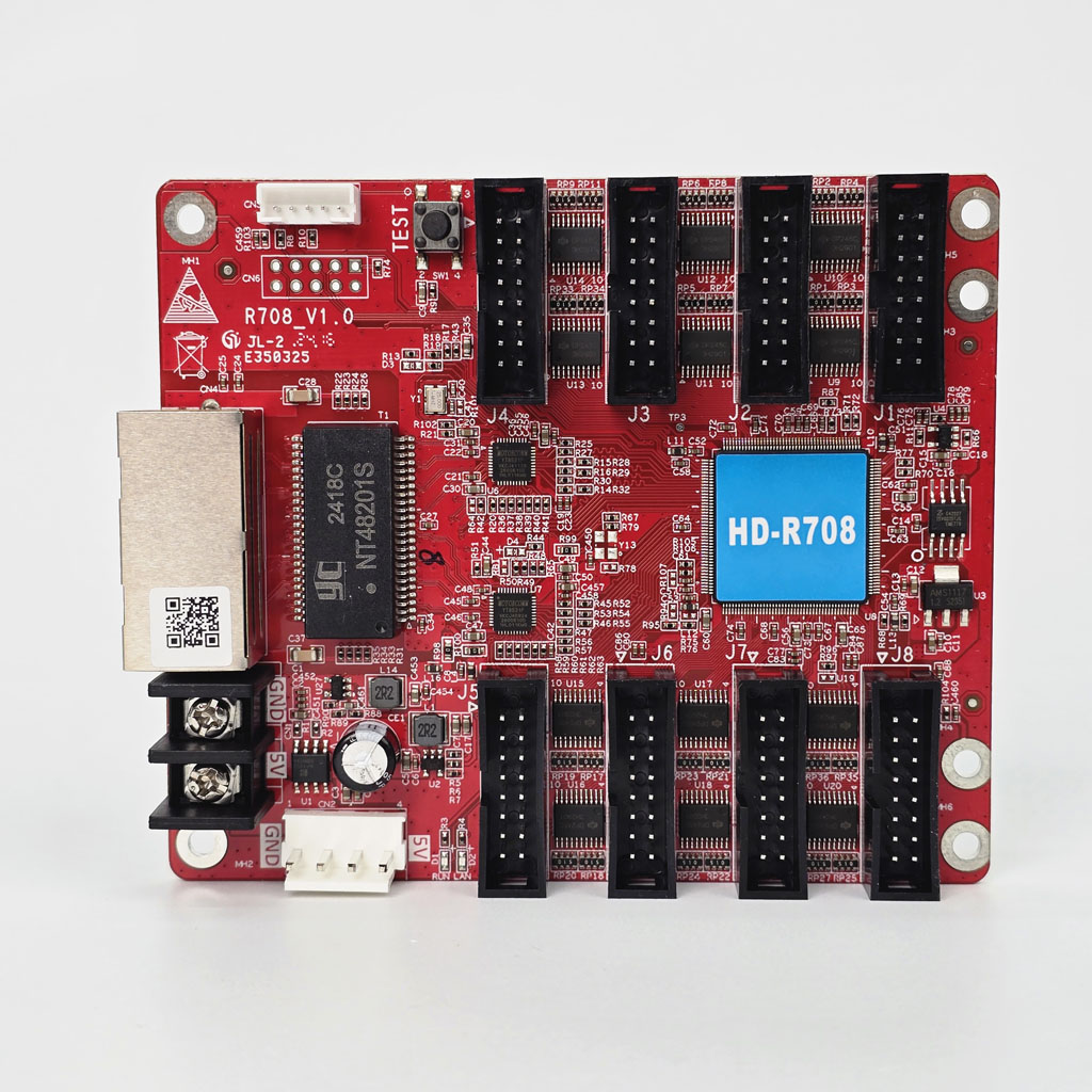 Thiết kế mặt trước Card thu màn hình LED HD R708 DK35