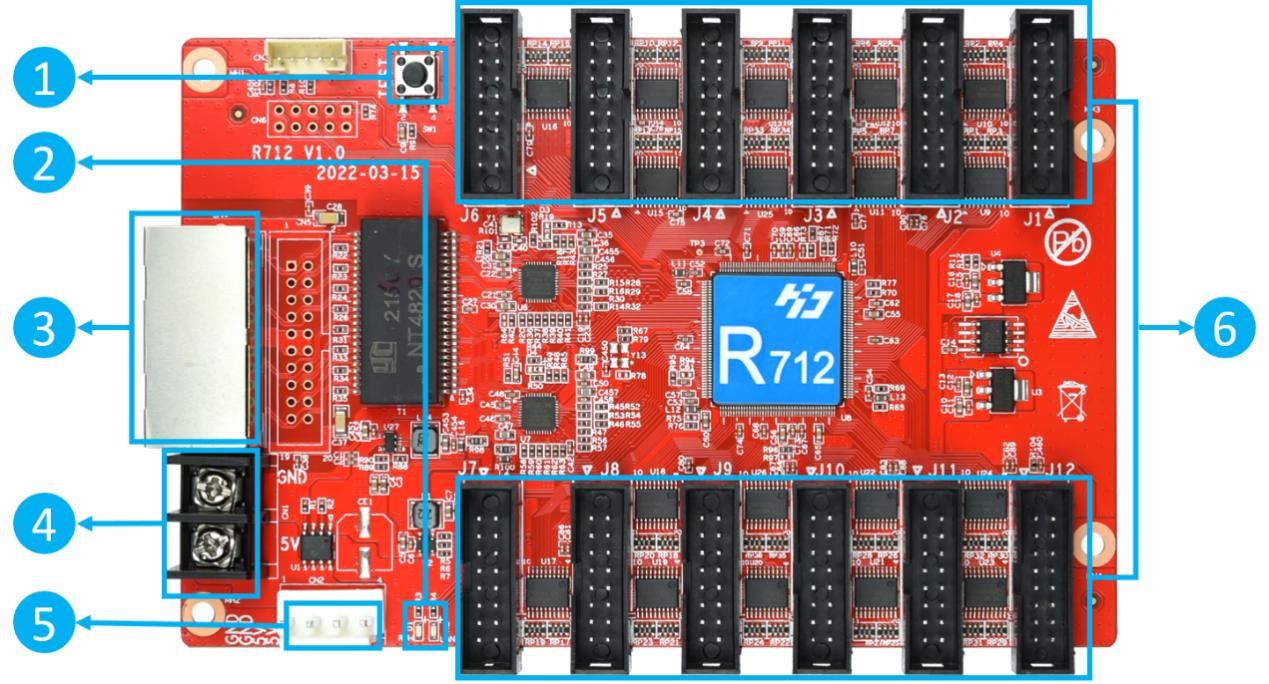 Chi tiết thiết kế mạch điều khiển LED HD R712 DK36