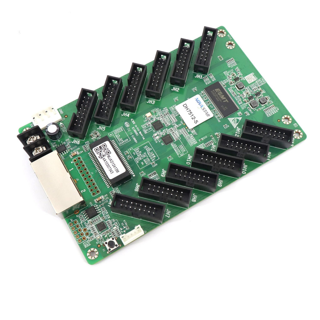 Thiết kế mặt trước Card thu màn hình LED Novastar DH7512S DK47