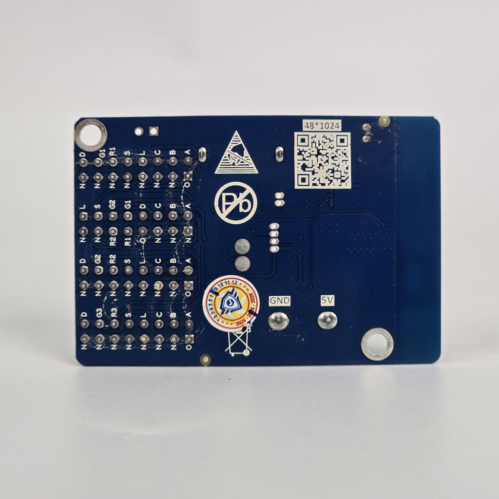 Mặt sau mạch điều khiển HD W3A WIFI DK8