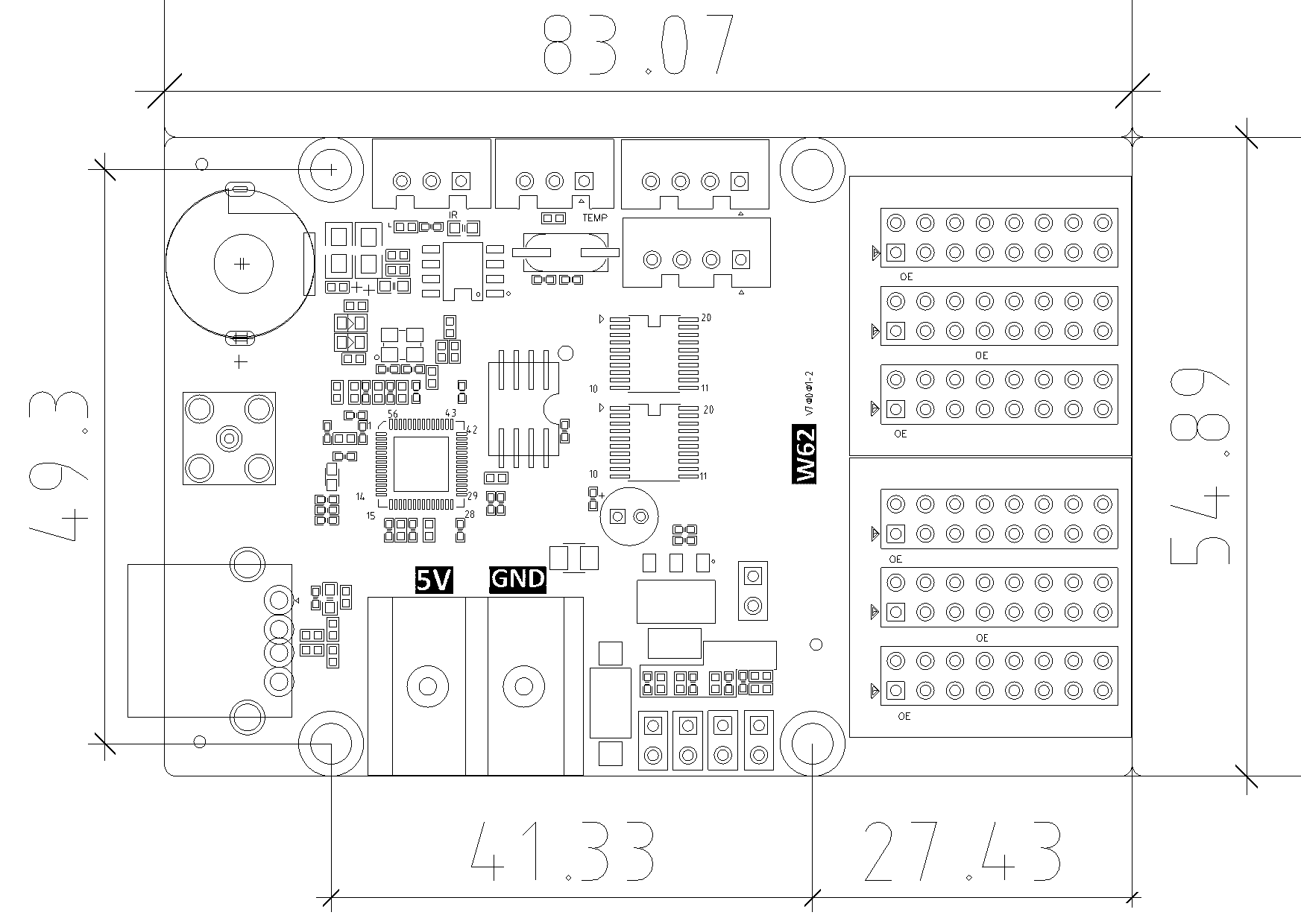 Thông số kỹ thuật Card HD W62