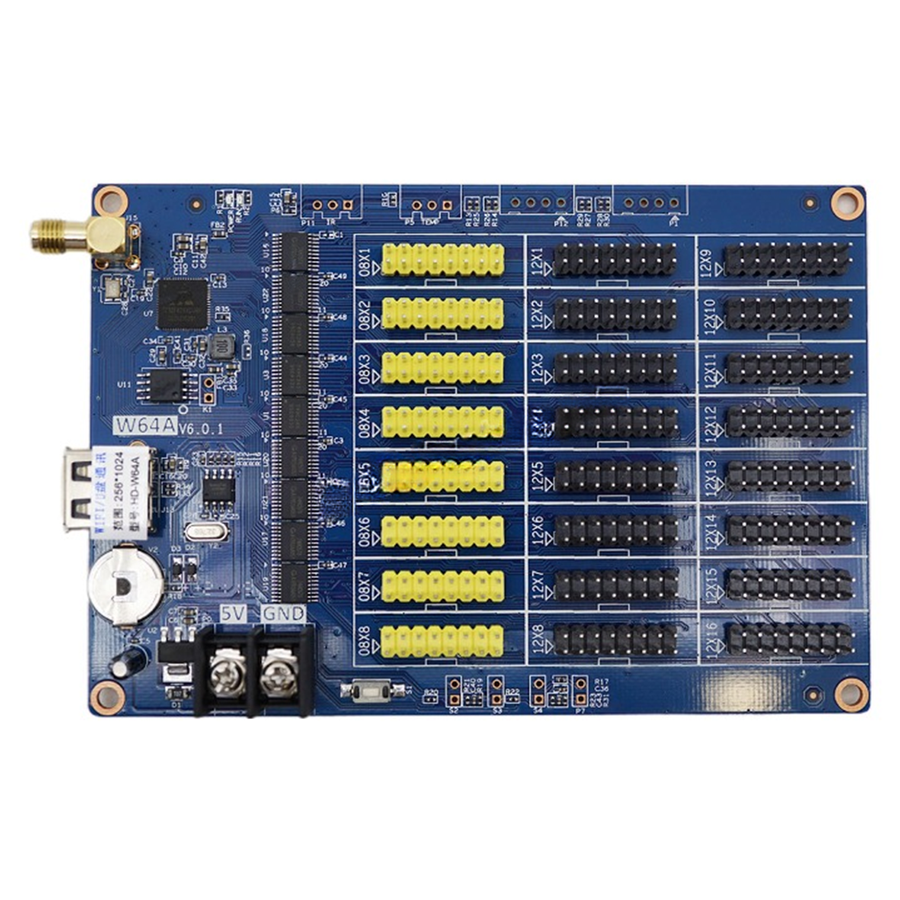 Card mạch điều khiển LED HD W64A WIFI DK12 - LED Tubione