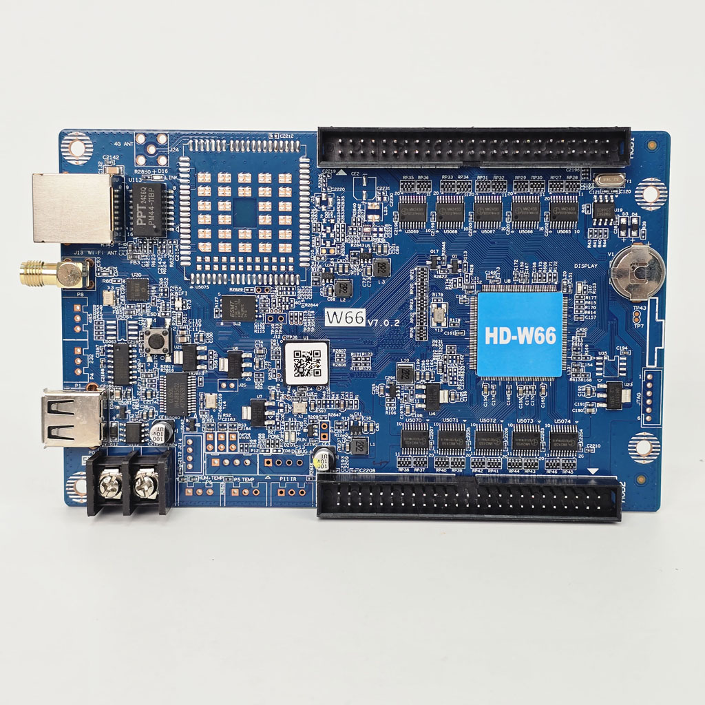 Mạch điều khiển HD W66 WIFI DK14 kèm HUB75Bx8