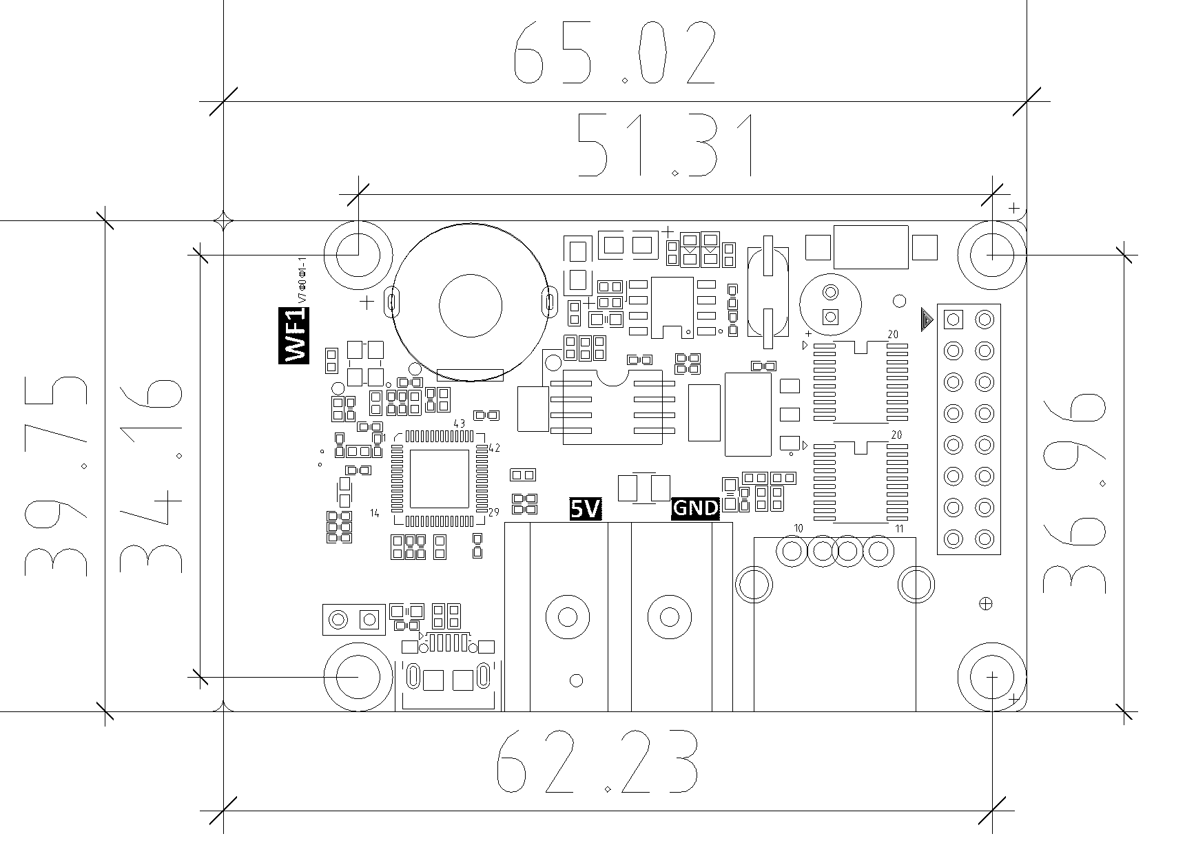 Thông số kỹ thuật card HD WF1 WIFI DK15