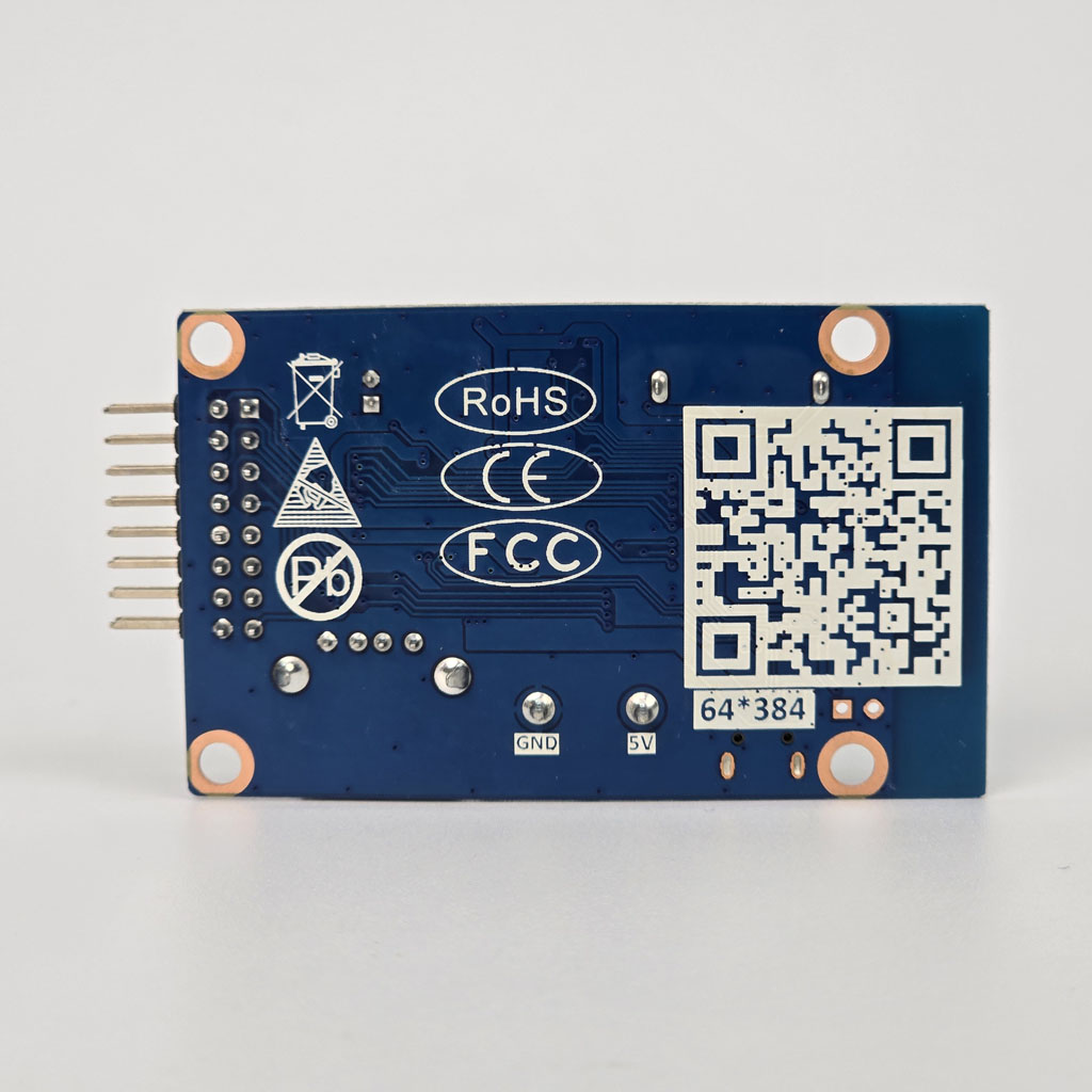 Thiết kế mặt sau mạch điều khiển HD WF1 WIFI DK15 chính hãng