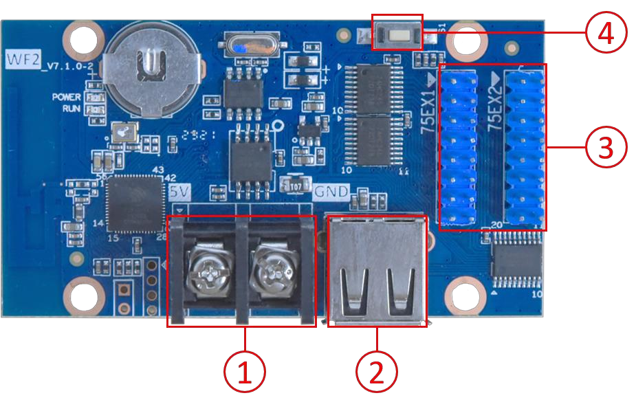 Chi tiết thiết kế card HD WF2 WIFI DK16