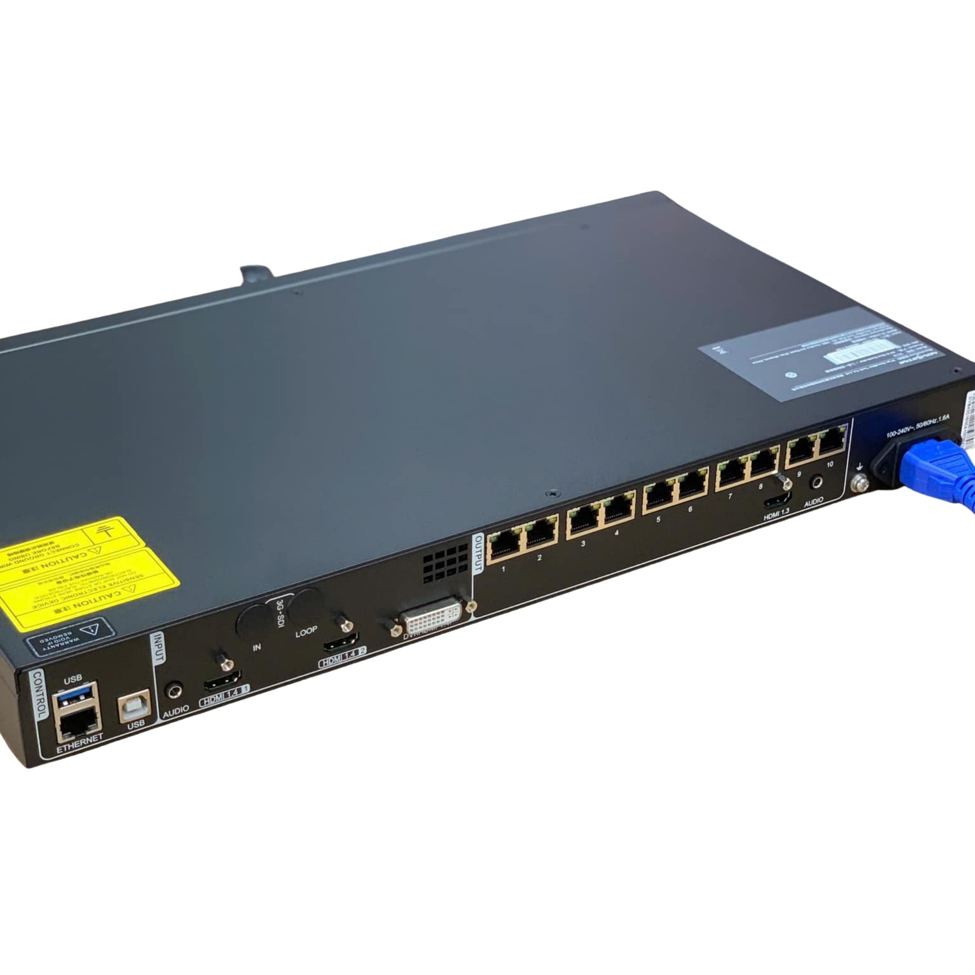 Các cổng kết nối bộ xử lý hình ảnh Novastar VC10 DK100