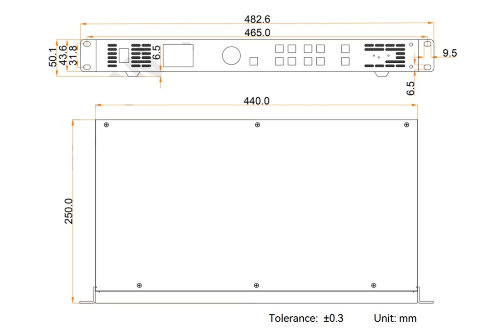 Thiết kế bộ xử lý hình ảnh Novastar VC10 DK100
