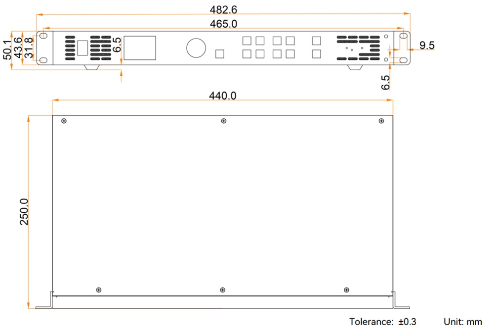 Thiết kế bộ xử lý hình ảnh Novastar VC6 DK99