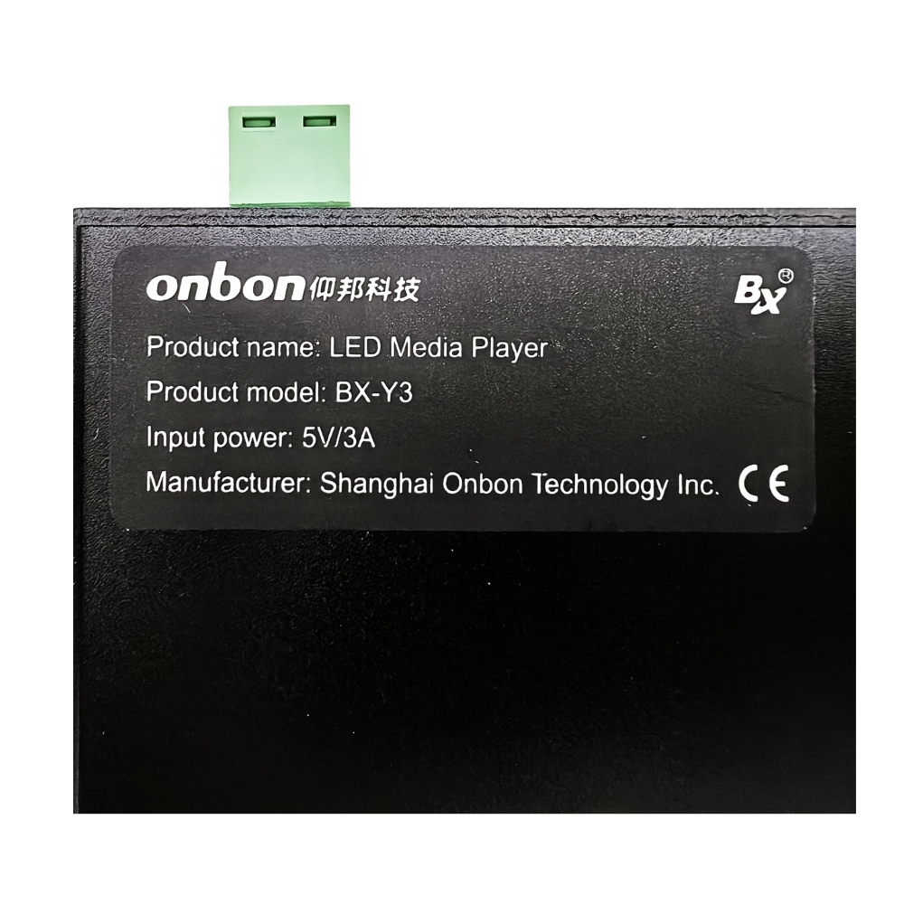 Mặt sau Box BX-Y3 thông số kỹ thuật