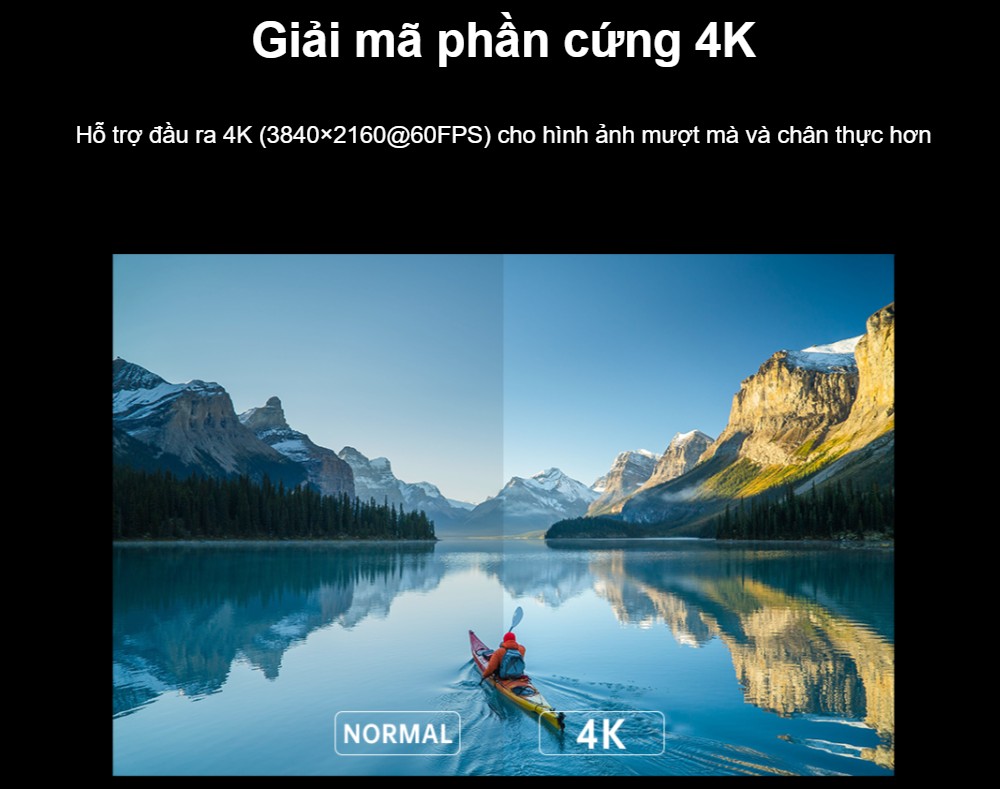 Bộ xử lý hình ảnh Box HD-H4K WIFI DK64 | LED Tubione