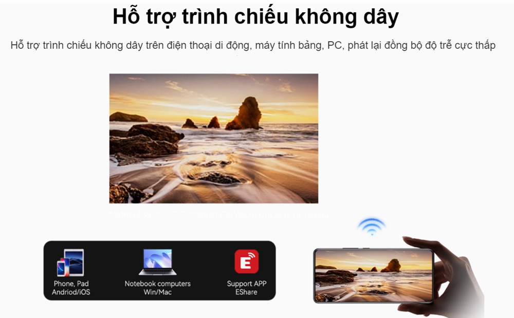 Bộ xử lý hình ảnh Box HD-H4K WIFI DK64 | LED Tubione