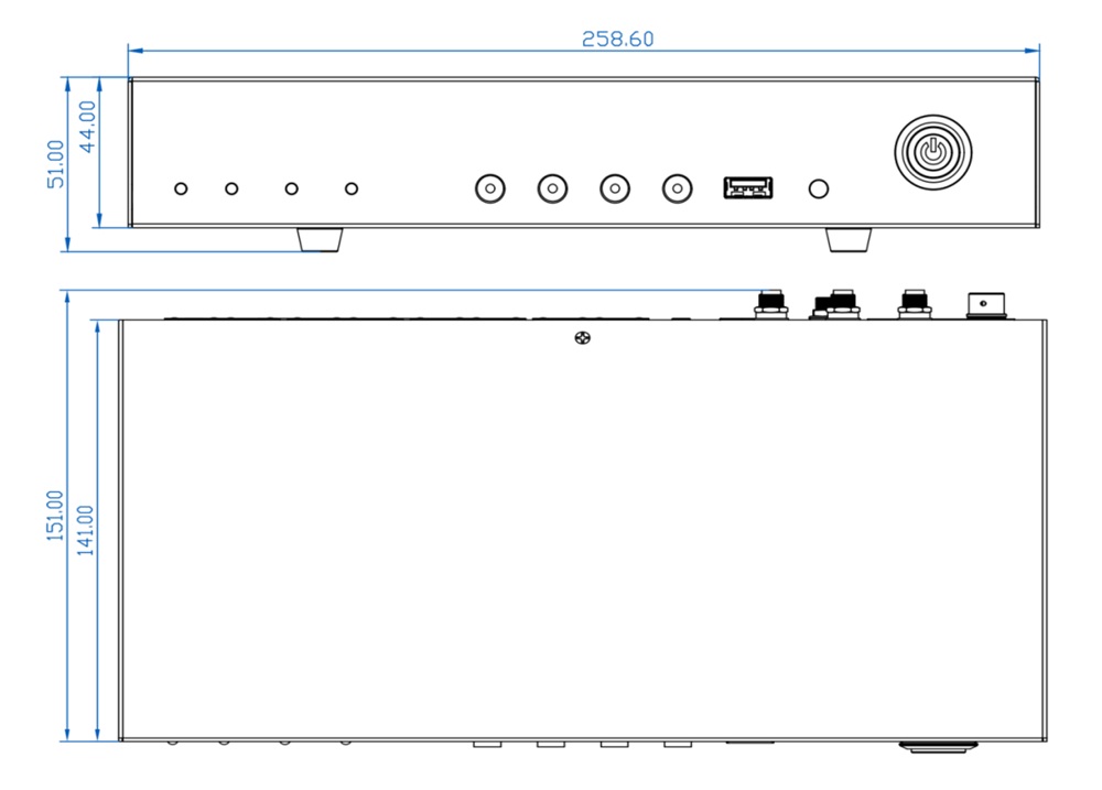 Thông số kỹ thuật Box xử lý hình ảnh HD H6 WIFI DK65