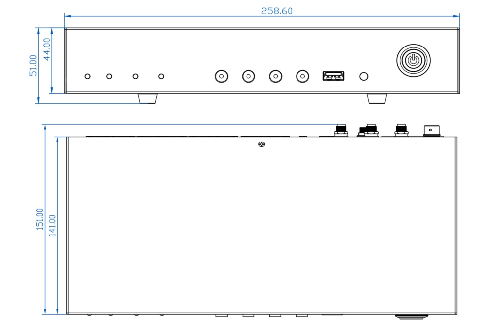 Thông số kỹ thuật Box xử lý hình ảnh HD H8 WIFI DK66
