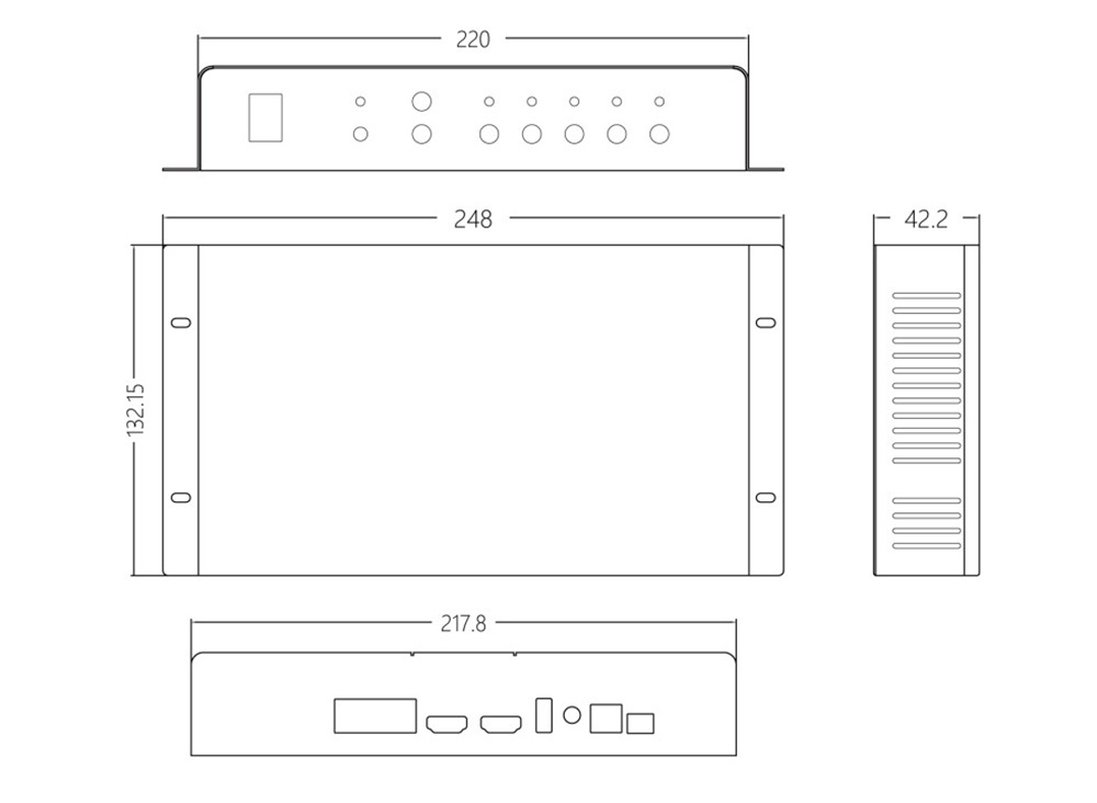 Thông số kỹ thuật Bộ xử lý hình ảnh Box HD-KV210 DK63