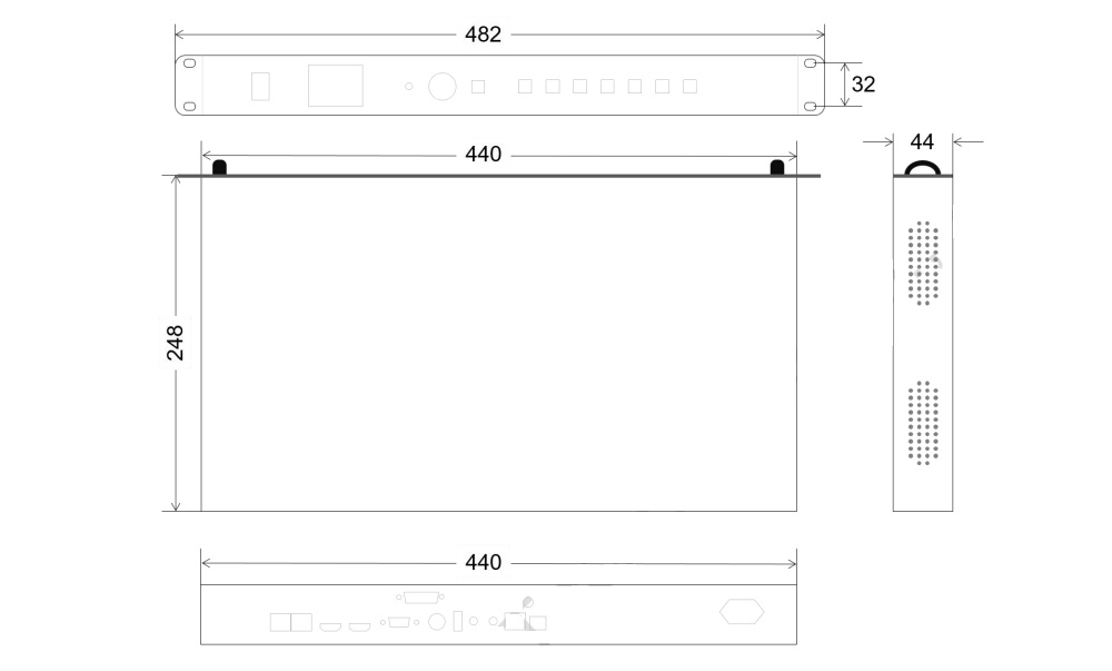 Thông số kỹ thuật Bộ xử lý hình ảnh HD VP210H WIFI DK69