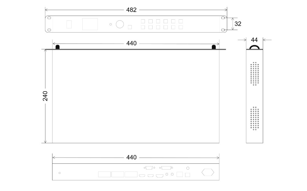 Thông số kỹ thuật Bộ xử lý hình ảnh HD VP620A WIFI DK71