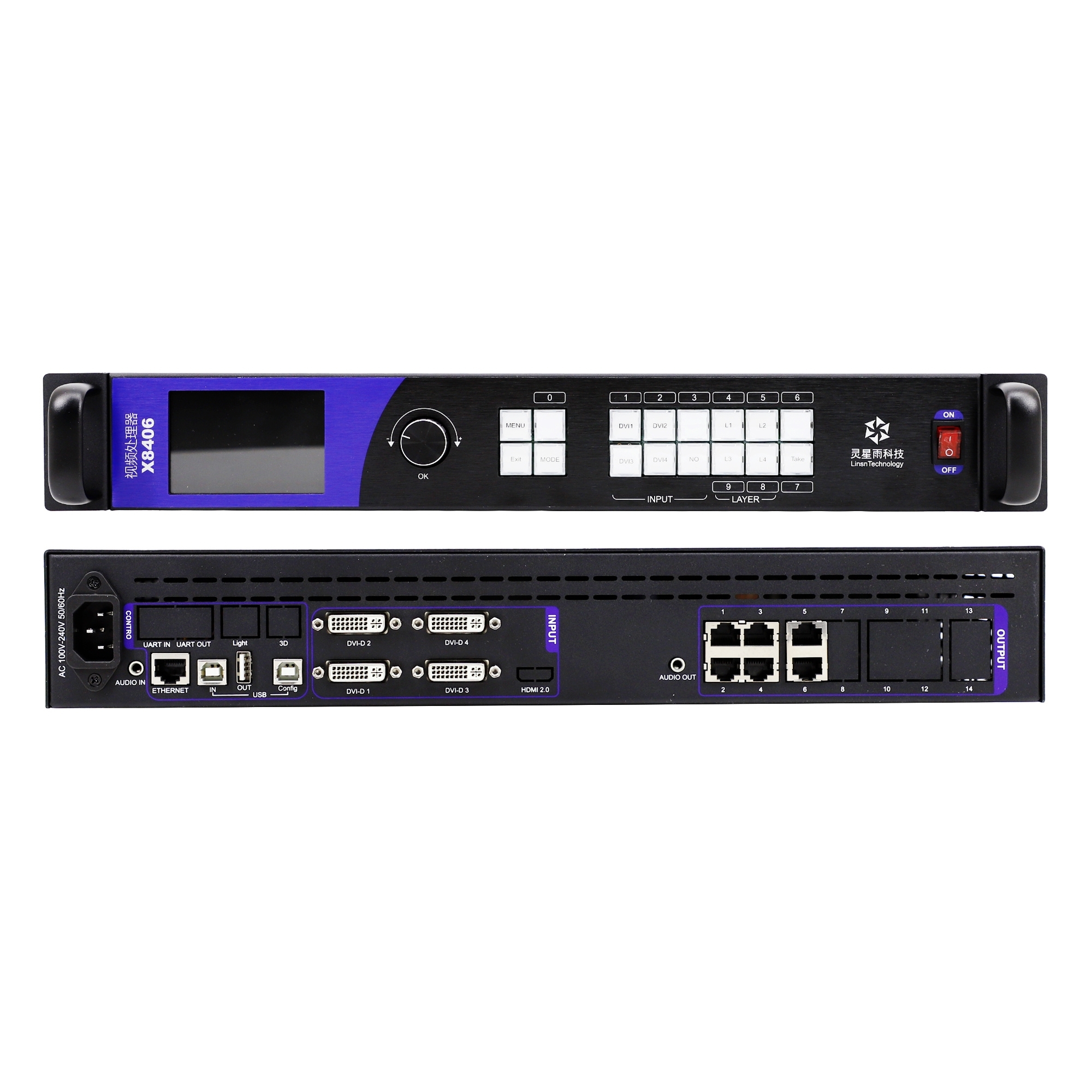 Bộ xử lý hình ảnh Linsn X8406 DK95 chính hãng