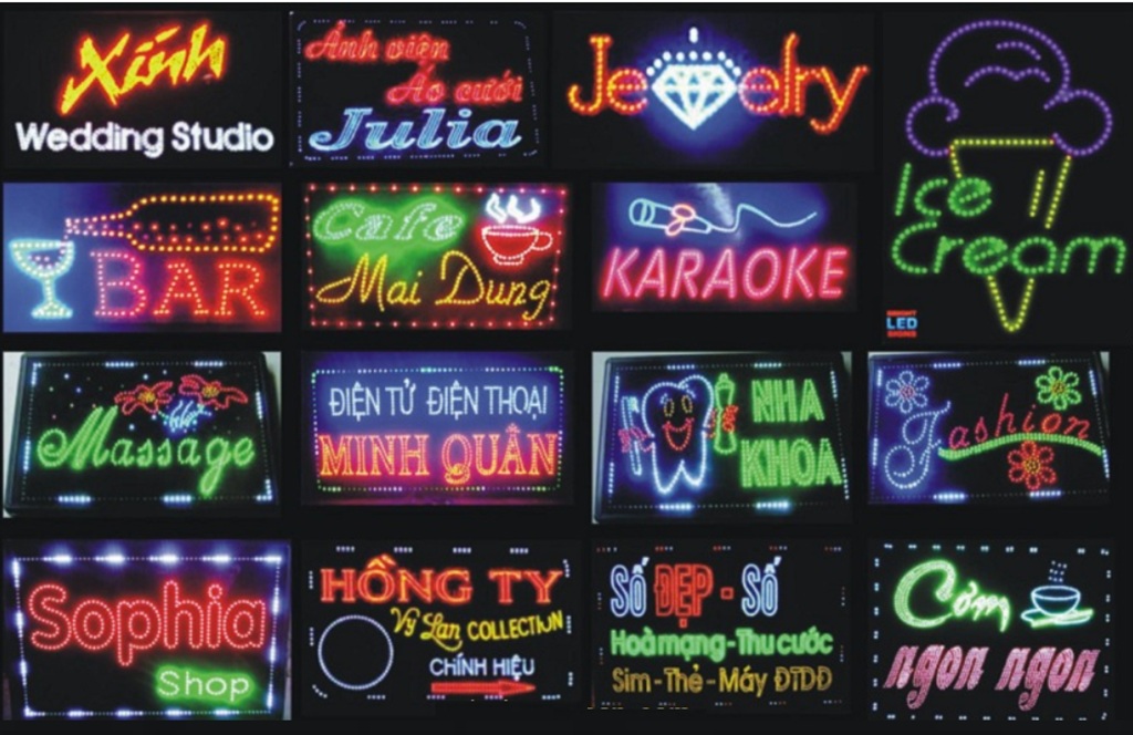 LED liền dây tạo biển LED vẫy