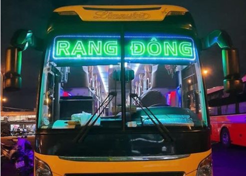 LED liền dây tạo biển LED xe khách