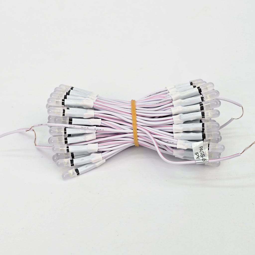 Led liền dây 5mm IPY 5V trắng giá sỉ