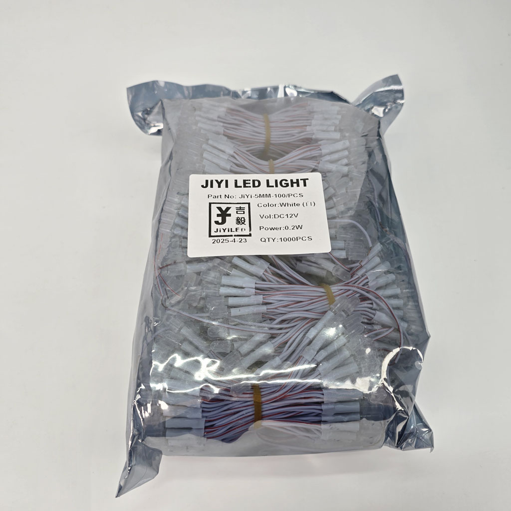 Tổng kho Led liền dây 5mm JIYI 12V trắng