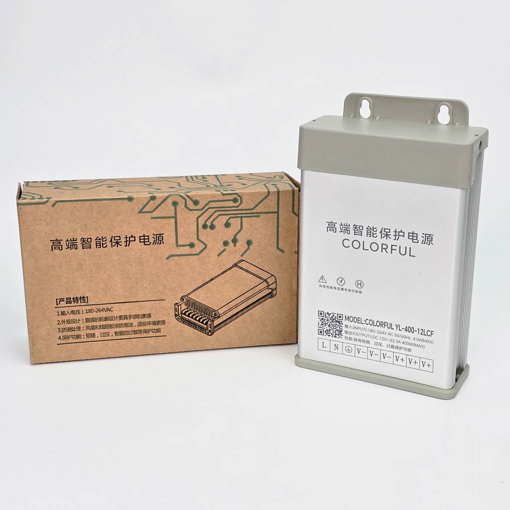 Tổng kho nguồn led 12V 33.3A 400W Colorful YL