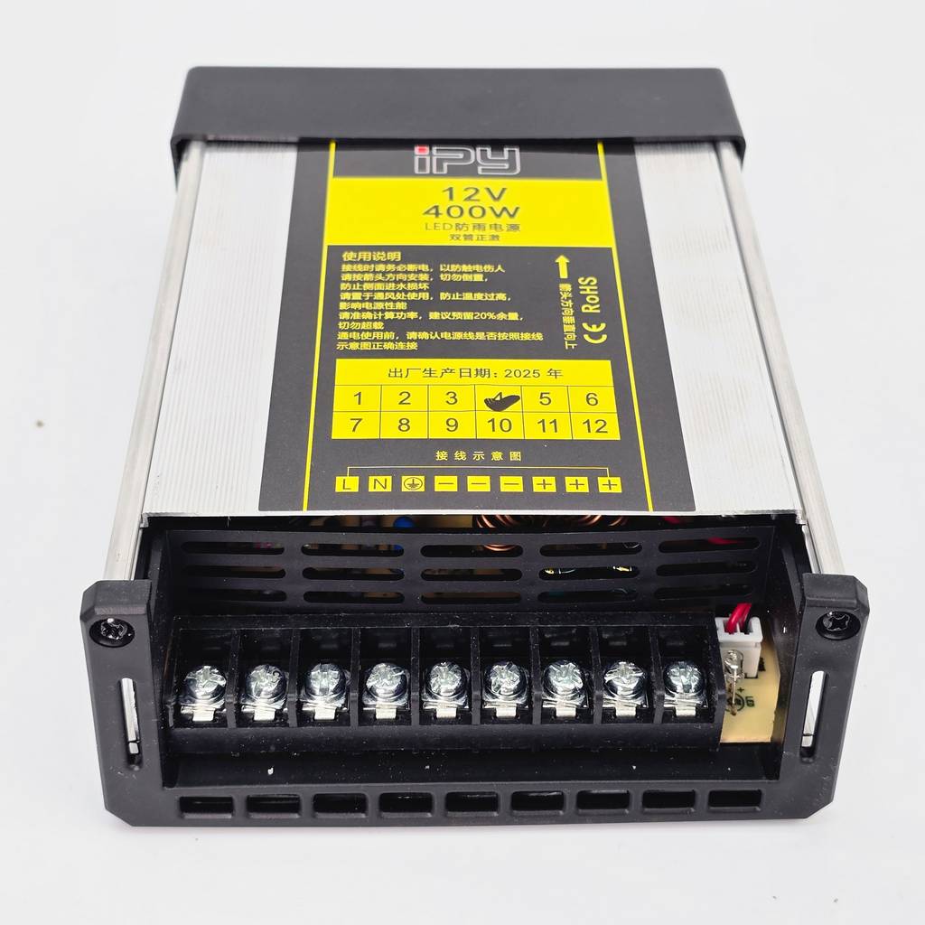 Tổng kho nguồn led 12V 33A 400W IPY