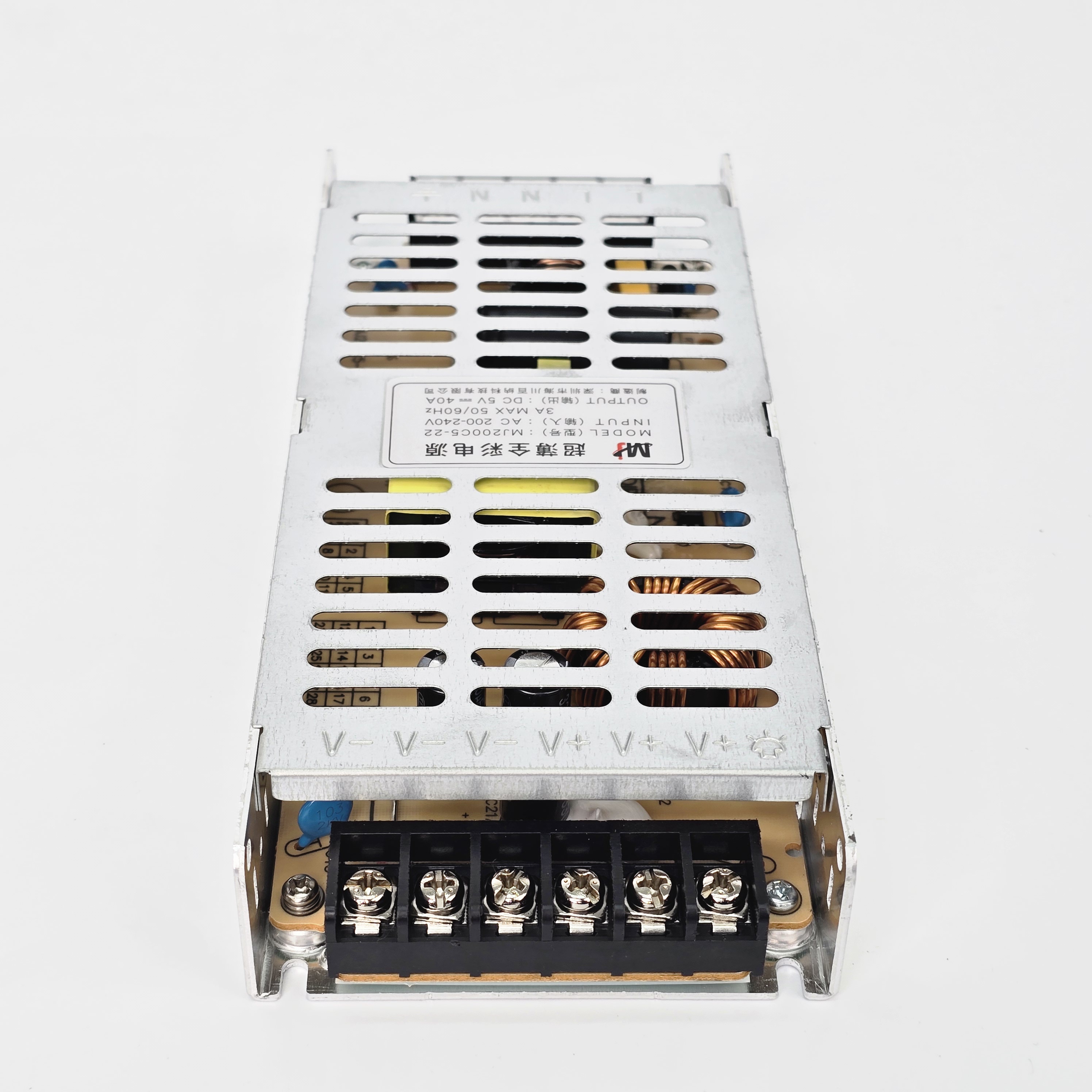 Nguồn LED 5V 40A trong nhà MJ