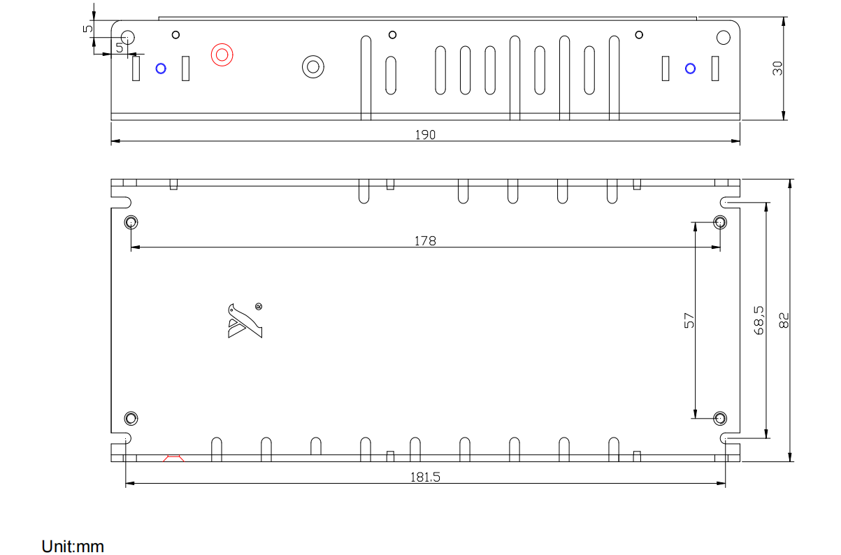 Thông số kỹ thuật nguồn LED 5V 40A trong nhà YOUYI N502