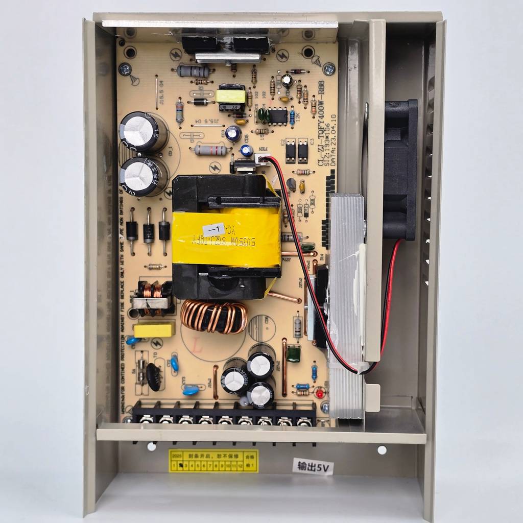 Nguồn led 5V 70A CL Tem Vàng chính hãng