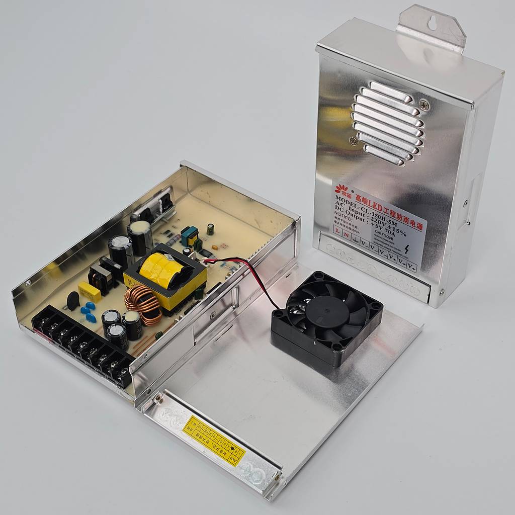 Nguồn LED 5V 70A CL đổ keo N517