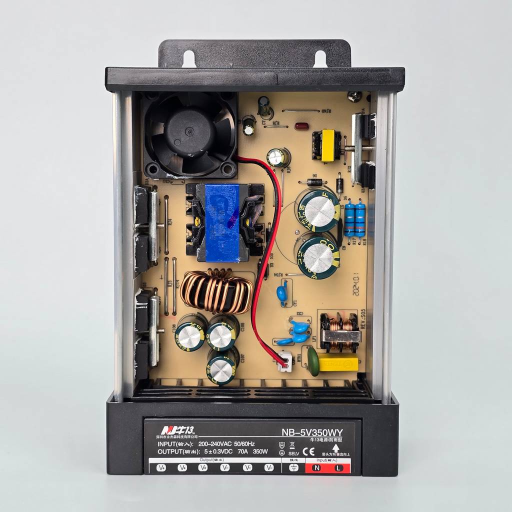 Nguồn led 5V 70A ngoài trời NB