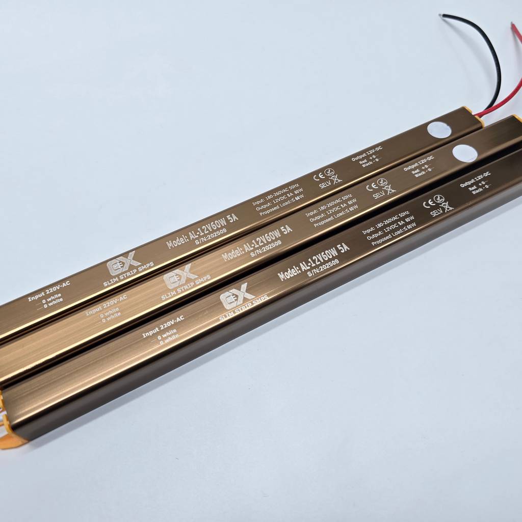 Tổng kho nguồn đũa led 12V 5A 60W CX