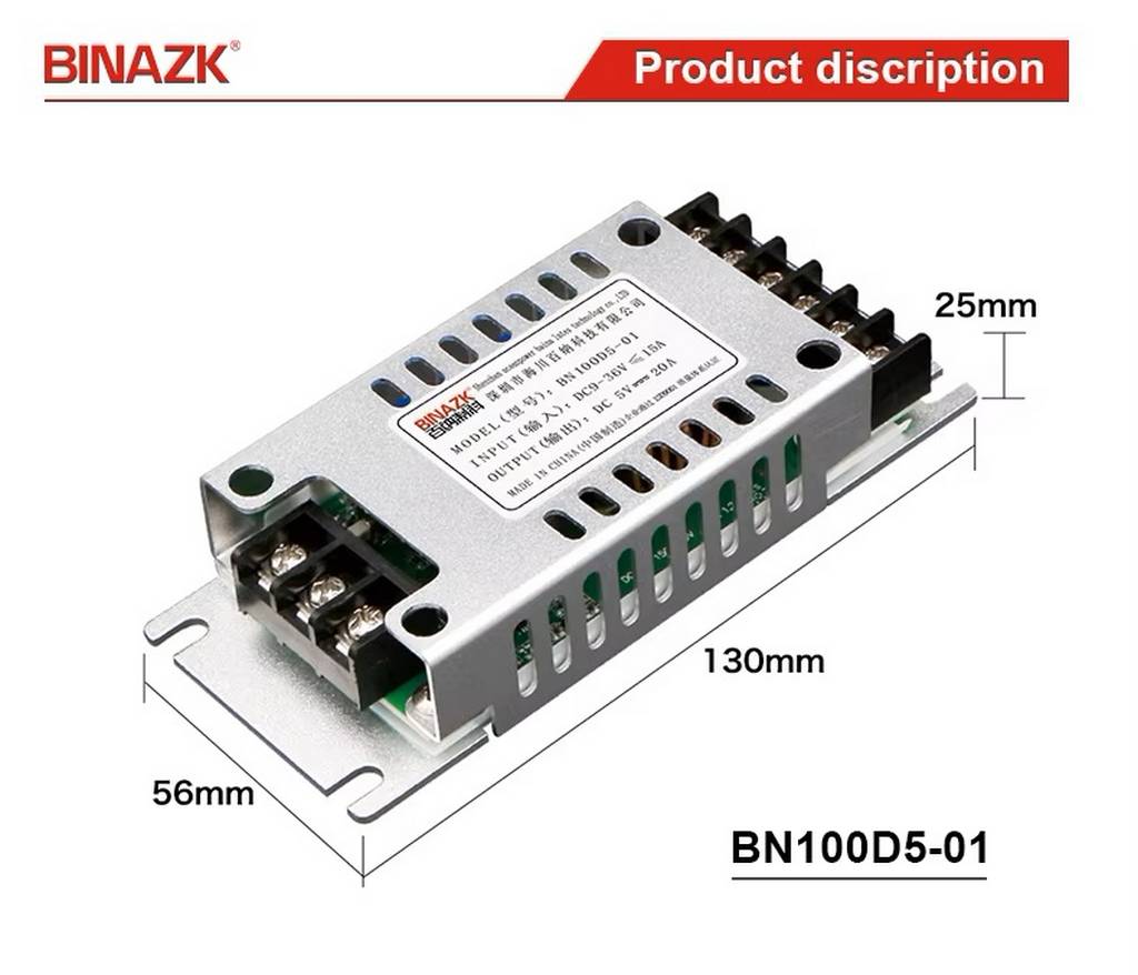Nguồn ô tô 5V 20A BINAZK chính hãng