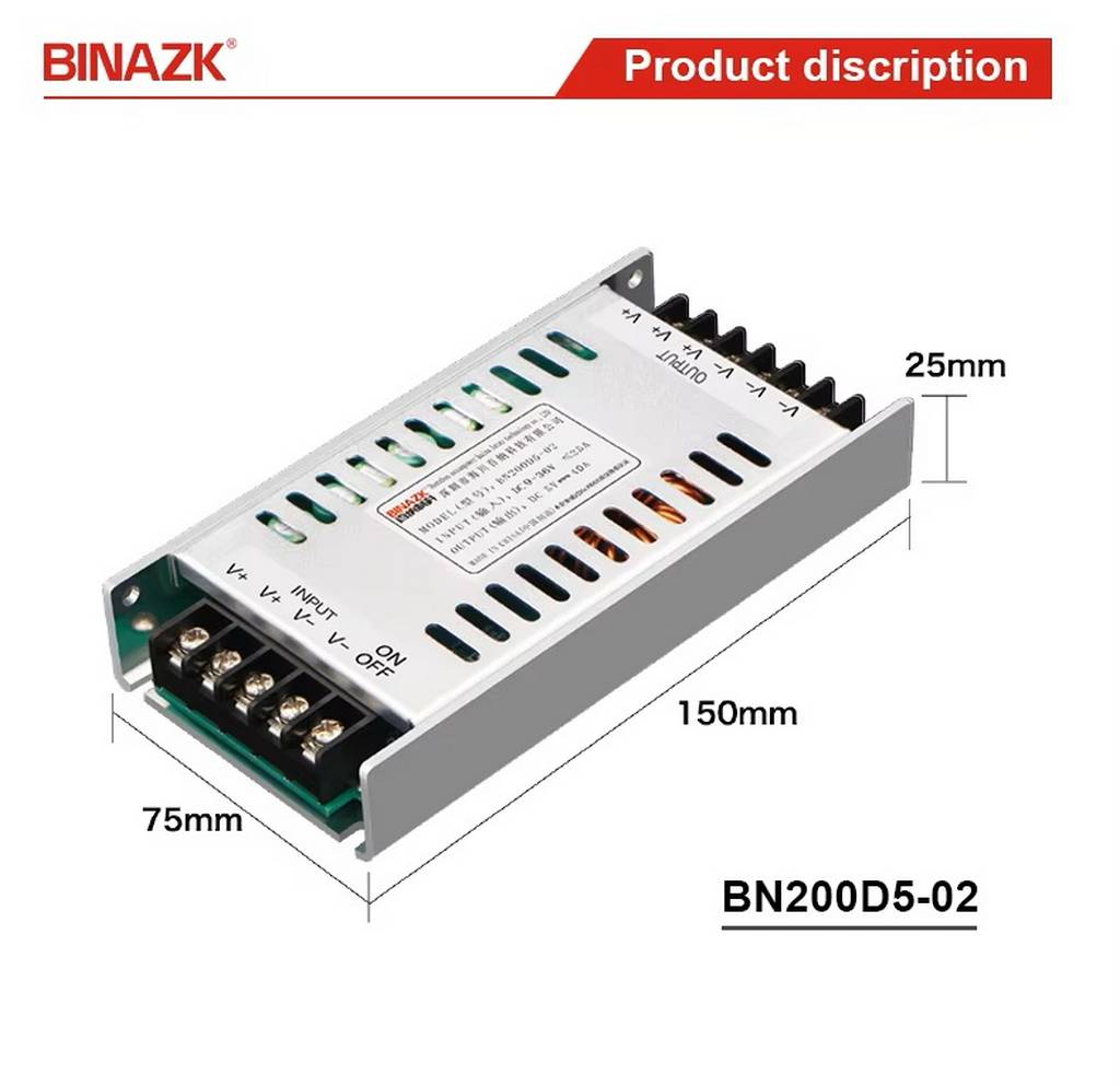 Nguồn ô tô 5V 40A BINAZK N522