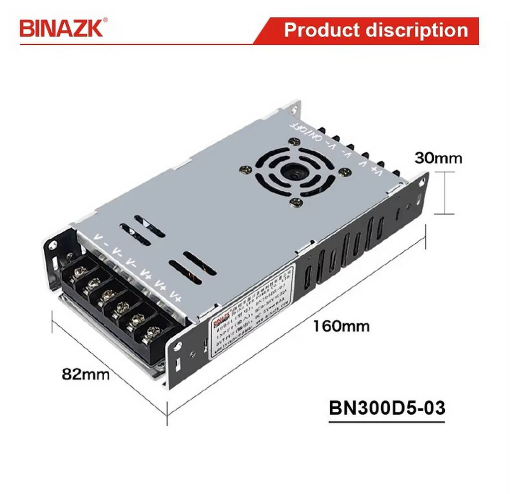 Nguồn ô tô 5V 60A BINAZK chính hãng