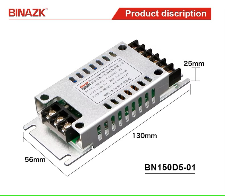 Nguồn ô tô 5V 30A BINAZK chính hãng