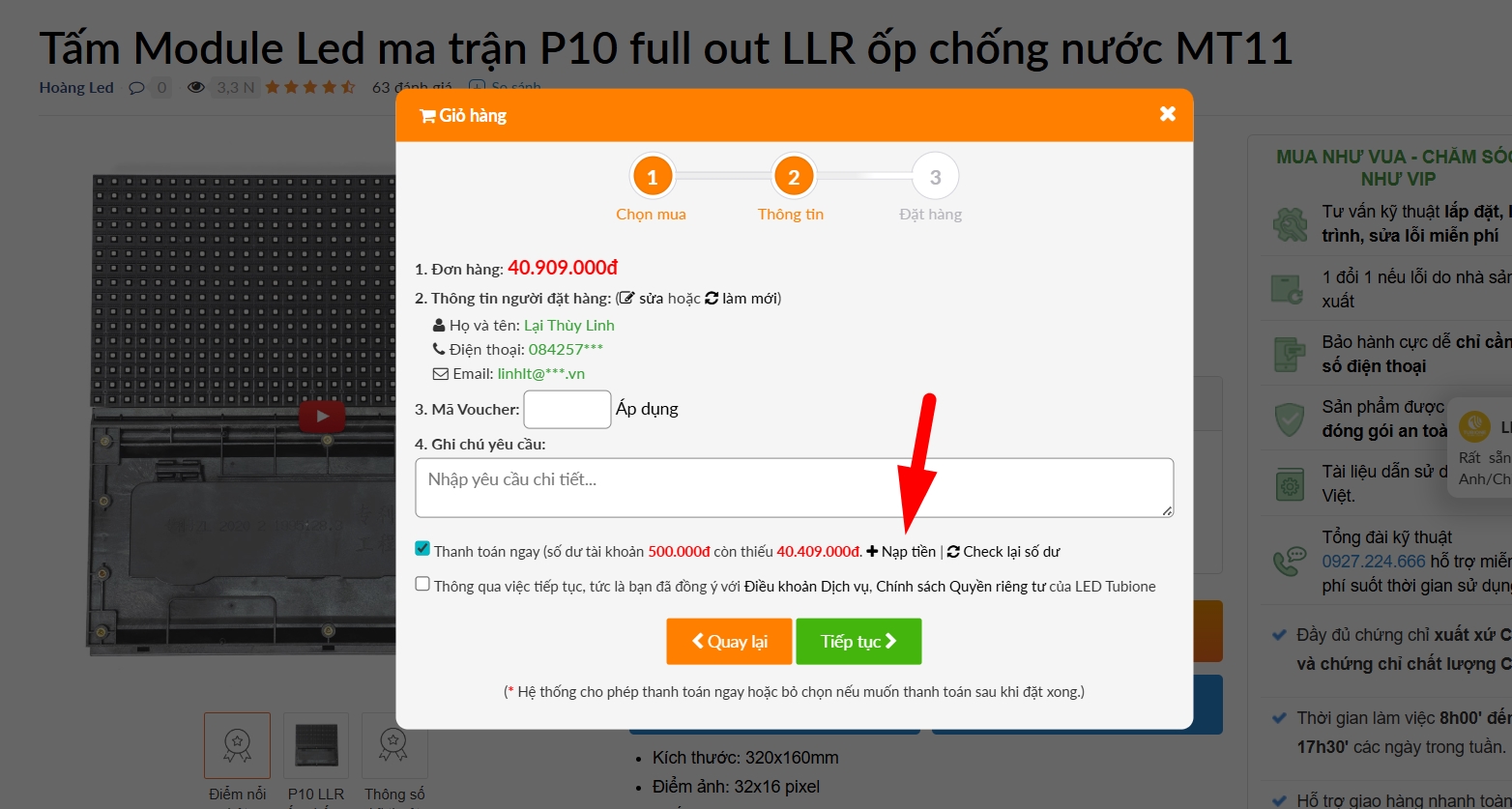 Hướng dẫn mua hàng