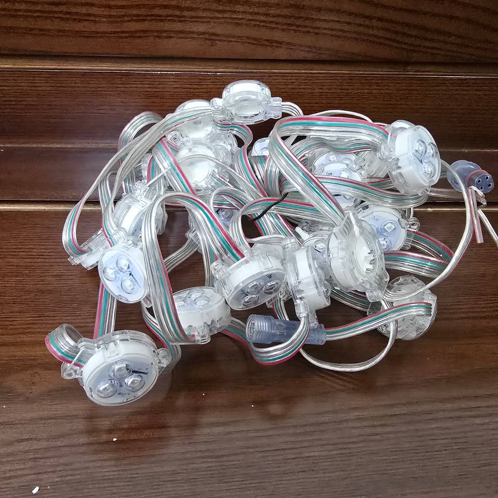 Tổng đại lý Led bát 30mm Full color IC 26803 đầu trong