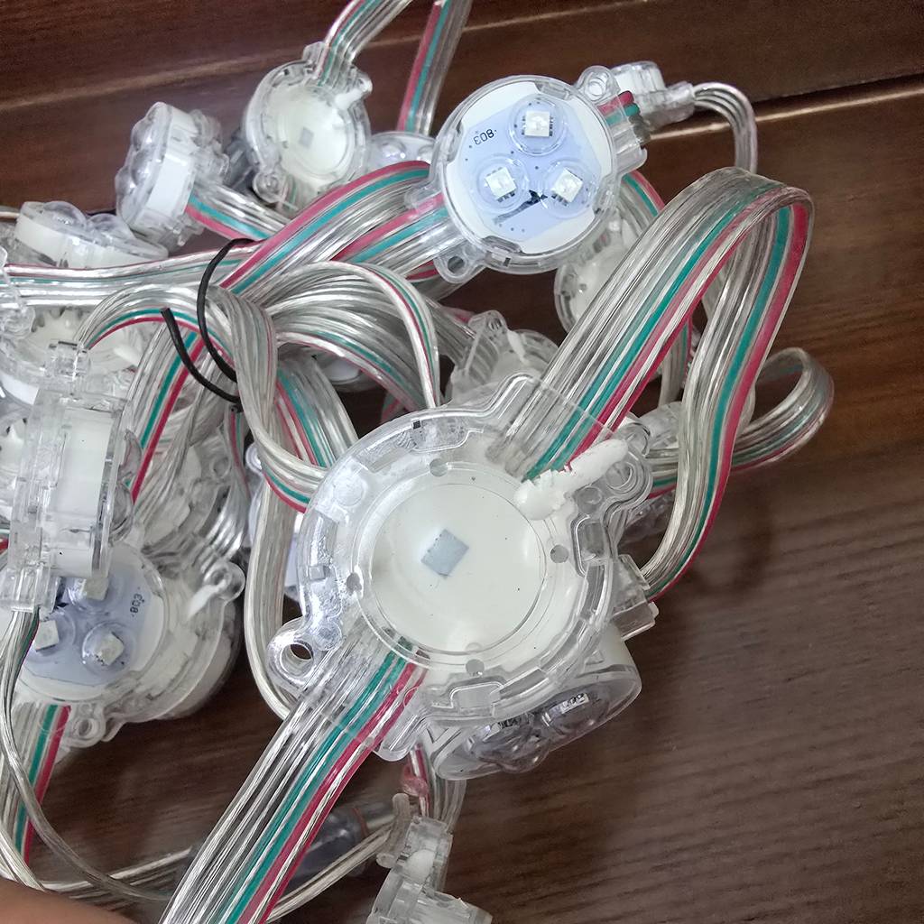 Tổng kho Led bát 30mm Full color IC 26803 đầu trong